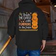 Cute Teacher Halloween For Women Men Teacher Pumpkin Men Zip Up Hoodie Back Print, funny gift Cute Teacher Halloween For Women Men Teacher Pumpkin Men Zip Up Hoodie Back Print, funny gift