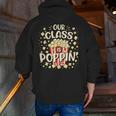 Cute Teacher Popcorn Day Men Zip Up Hoodie Back Print, funny gift Cute Teacher Popcorn Day Men Zip Up Hoodie Back Print, funny gift