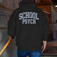 Cute Wildflower School Psych Teacher School Psychologist Men Zip Up Hoodie Back Print, funny gift Cute Wildflower School Psych Teacher School Psychologist Men Zip Up Hoodie Back Print, funny gift
