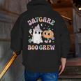 Daycare Boo Crew Groovy Halloween Floral Ghost Kid Teacher Men Zip Up Hoodie Back Print, Groovy Teacher Hoodies, funny gift Daycare Boo Crew Groovy Halloween Floral Ghost Kid Teacher Men Zip Up Hoodie Back Print, Groovy Teacher Hoodies, funny gift