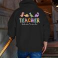 Dinosaur Teacher Teachersaurus Rex Dino Men Zip Up Hoodie Back Print, funny gift Dinosaur Teacher Teachersaurus Rex Dino Men Zip Up Hoodie Back Print, funny gift