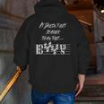 It Doesn't Get Scarier Halloween Music Teacher Costume For Men Women Men Zip Up Hoodie Back Print, funny gift