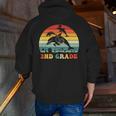 Dolphin Second Grade Back To School Teacher Student Men Zip Up Hoodie Back Print, funny gift Dolphin Second Grade Back To School Teacher Student Men Zip Up Hoodie Back Print, funny gift