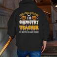 I Don't Need A Costume I'm Chemistry Teacher Cool Halloween Men Zip Up Hoodie Back Print, funny gift