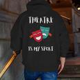 Drama Teacher For Theatre And Performing Arts Men Zip Up Hoodie Back Print, funny gift Drama Teacher For Theatre And Performing Arts Men Zip Up Hoodie Back Print, funny gift
