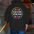 Educational Wingman Assistant Teaching a School Teacher Aide Men Zip Up Hoodie Back Print, funny gift Educational Wingman Assistant Teaching a School Teacher Aide Men Zip Up Hoodie Back Print, funny gift