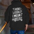 English Teacher Grammar Police Language Nerd You Literally Mean Figuratively V-Neck Modern Short Sleeve Small Men Zip Up Hoodie Back Print, English Teacher Hoodies, funny gift English Teacher Grammar Police Language Nerd You Literally Mean Figuratively V-Neck Modern Short Sleeve Small Men Zip Up Hoodie Back Print, English Teacher Hoodies, funny gift