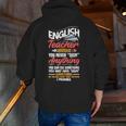 English Teacher Men Zip Up Hoodie Back Print, English Teacher Hoodies, funny gift English Teacher Men Zip Up Hoodie Back Print, English Teacher Hoodies, funny gift