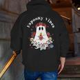 Espooky Vibes Maestra Halloween Spanish Mexican Teacher Men Zip Up Hoodie Back Print, funny gift Espooky Vibes Maestra Halloween Spanish Mexican Teacher Men Zip Up Hoodie Back Print, funny gift