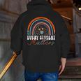 Every Student Matters Paraprofessional Support Teacher Men Zip Up Hoodie Back Print, funny gift