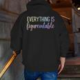 Everything Is Figureoutable Teacher Motivational - -Adults Small Short Sleeve Crew Collar Modern Fun Vacation Cotton Polyester Machine Wash Men Zip Up Hoodie Back Print, funny gift Everything Is Figureoutable Teacher Motivational - -Adults Small Short Sleeve Crew Collar Modern Fun Vacation Cotton Polyester Machine Wash Men Zip Up Hoodie Back Print, funny gift