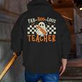 Fab Boo Lous Teacher Retro Ghost Spooky Halloween Costume Men Zip Up Hoodie Back Print, funny gift Fab Boo Lous Teacher Retro Ghost Spooky Halloween Costume Men Zip Up Hoodie Back Print, funny gift