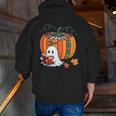 Fall Book Pumpkin Ghost Reading Books Halloween Teacher Men Zip Up Hoodie Back Print, funny gift Fall Book Pumpkin Ghost Reading Books Halloween Teacher Men Zip Up Hoodie Back Print, funny gift