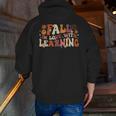 Fall In Love With Learning Autum Thanksgiving Teacher Kids Men Zip Up Hoodie Back Print, funny gift Fall In Love With Learning Autum Thanksgiving Teacher Kids Men Zip Up Hoodie Back Print, funny gift