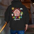 Farm Field Trip Squad Field Day 2025 Teachers Students Men Zip Up Hoodie Back Print, funny gift Farm Field Trip Squad Field Day 2025 Teachers Students Men Zip Up Hoodie Back Print, funny gift