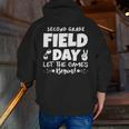 Field Day Second 2nd Grade Orange 2025 Boy Girl Teacher Men Zip Up Hoodie Back Print, 2nd Grade Teacher Hoodies, funny gift Field Day Second 2nd Grade Orange 2025 Boy Girl Teacher Men Zip Up Hoodie Back Print, 2nd Grade Teacher Hoodies, funny gift