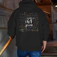 First Day Of School 8th Grade Square Root Of 64 Math Teacher Men Zip Up Hoodie Back Print, First Grade Teacher Hoodies, funny gift