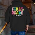 First Grade Team Teacher Back To School 1st Grade Squad Kids Men Zip Up Hoodie Back Print, First Grade Teacher Hoodies, funny gift First Grade Team Teacher Back To School 1st Grade Squad Kids Men Zip Up Hoodie Back Print, First Grade Teacher Hoodies, funny gift