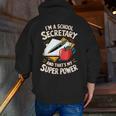 Front Office Teacher Admin Mother I'm A School Secretary Men Zip Up Hoodie Back Print, funny gift Front Office Teacher Admin Mother I'm A School Secretary Men Zip Up Hoodie Back Print, funny gift