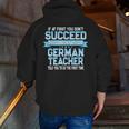 Fun German Teacher Appreciation Language Class Saying Men Zip Up Hoodie Back Print, German Teacher Hoodies, funny gift Fun German Teacher Appreciation Language Class Saying Men Zip Up Hoodie Back Print, German Teacher Hoodies, funny gift