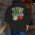 Future Teacher With Canyon And Book Teacher Men Women Girls Kids Men Zip Up Hoodie Back Print, Future Teacher Hoodies, funny gift