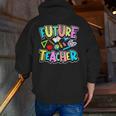 Future Teacher Kid's Career Men Zip Up Hoodie Back Print, Future Teacher Hoodies, funny gift Future Teacher Kid's Career Men Zip Up Hoodie Back Print, Future Teacher Hoodies, funny gift