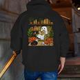 Ghost Library Reading Books Halloween Librarian Teacher Men Zip Up Hoodie Back Print, funny gift Ghost Library Reading Books Halloween Librarian Teacher Men Zip Up Hoodie Back Print, funny gift