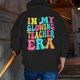 In My Glowing Teacher Era Groovy Colorful Bright Men Zip Up Hoodie Back Print, Groovy Teacher Hoodies, funny gift In My Glowing Teacher Era Groovy Colorful Bright Men Zip Up Hoodie Back Print, Groovy Teacher Hoodies, funny gift