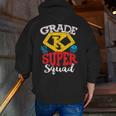 Grade K Super Squad Superhero Kindergarten Teacher Team Men Zip Up Hoodie Back Print, Super Teacher Hoodies, funny gift Grade K Super Squad Superhero Kindergarten Teacher Team Men Zip Up Hoodie Back Print, Super Teacher Hoodies, funny gift