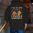 Groovy Fall In Love With Learning Autumn Pumpkin Teacher Men Zip Up Hoodie Back Print, Groovy Teacher Hoodies, funny gift Groovy Fall In Love With Learning Autumn Pumpkin Teacher Men Zip Up Hoodie Back Print, Groovy Teacher Hoodies, funny gift