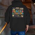 Groovy Play Is Learning Kindergarten Teacher Appreciation Men Zip Up Hoodie Back Print, Groovy Teacher Hoodies, funny gift Groovy Play Is Learning Kindergarten Teacher Appreciation Men Zip Up Hoodie Back Print, Groovy Teacher Hoodies, funny gift