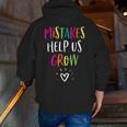 Growth Mindset Positive Back To School Teacher Student Men Zip Up Hoodie Back Print, funny gift Growth Mindset Positive Back To School Teacher Student Men Zip Up Hoodie Back Print, funny gift