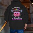 Growth Mindset Teacher Shirt Inspirational Shirts Men Zip Up Hoodie Back Print, funny gift
