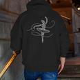 Halloween Ballet Mummy Ballerina Spooky Dance Teacher Women Men Zip Up Hoodie Back Print, funny gift Halloween Ballet Mummy Ballerina Spooky Dance Teacher Women Men Zip Up Hoodie Back Print, funny gift