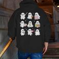 Halloween Ghost Speech Therapy SLP Fall Teacher Tee Men Zip Up Hoodie Back Print, funny gift Halloween Ghost Speech Therapy SLP Fall Teacher Tee Men Zip Up Hoodie Back Print, funny gift