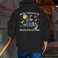 Halloween There's Room On My Broom For You Too Teacher Men Zip Up Hoodie Back Print, funny gift