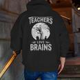 Halloween Teacher Tshirts Zombie Teachers Love Brains Men Zip Up Hoodie Back Print, funny gift Halloween Teacher Tshirts Zombie Teachers Love Brains Men Zip Up Hoodie Back Print, funny gift