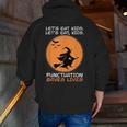 Halloween Teacher Witch Lets Eat Kids Punctuation Men Zip Up Hoodie Back Print, funny gift Halloween Teacher Witch Lets Eat Kids Punctuation Men Zip Up Hoodie Back Print, funny gift