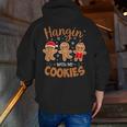Hangin With My Cookies Gingerbread Women Christmas Teacher Men Zip Up Hoodie Back Print, funny gift Hangin With My Cookies Gingerbread Women Christmas Teacher Men Zip Up Hoodie Back Print, funny gift