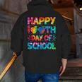 Happy 100th Day Of School Teacher Student 100 Days Tie Dye Men Women Kids Men Zip Up Hoodie Back Print, funny gift Happy 100th Day Of School Teacher Student 100 Days Tie Dye Men Women Kids Men Zip Up Hoodie Back Print, funny gift