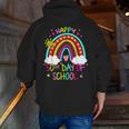Happy 50th Days Of School Rainbow Teacher 50 Days Smarter Men Zip Up Hoodie Back Print, funny gift Happy 50th Days Of School Rainbow Teacher 50 Days Smarter Men Zip Up Hoodie Back Print, funny gift