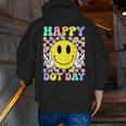 Happy Dot Day Shirts Teacher Student Girls Kids Smile Face Men Zip Up Hoodie Back Print, funny gift Happy Dot Day Shirts Teacher Student Girls Kids Smile Face Men Zip Up Hoodie Back Print, funny gift