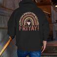 Happy Fri-Yay Friday Lovers Fun Teacher Leopard Rainbow Men Women Girls Kids Men Zip Up Hoodie Back Print, funny gift Happy Fri-Yay Friday Lovers Fun Teacher Leopard Rainbow Men Women Girls Kids Men Zip Up Hoodie Back Print, funny gift