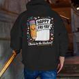 Happy Fri-Yay Teacher Fry Yay Friday Weekend Men Zip Up Hoodie Back Print, funny gift