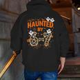 Haunted By 6-7 Halloween Math Teacher Joke Men Zip Up Hoodie Back Print, funny gift Haunted By 6-7 Halloween Math Teacher Joke Men Zip Up Hoodie Back Print, funny gift