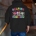 Helping Little Minds Grow Teacher Life Back To School Men Zip Up Hoodie Back Print, funny gift Helping Little Minds Grow Teacher Life Back To School Men Zip Up Hoodie Back Print, funny gift