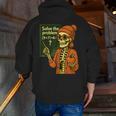HUGvyn Halloween Skeleton Six Seven 67 Meme PEMDAS Teacher Men Zip Up Hoodie Back Print, funny gift HUGvyn Halloween Skeleton Six Seven 67 Meme PEMDAS Teacher Men Zip Up Hoodie Back Print, funny gift
