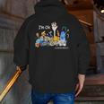 I'm Ok Lunch Lady Life Cafeteria Crew Teacher Women Men Zip Up Hoodie Back Print, funny gift