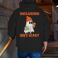 Inclusion Isn't Scary Shirt Halloween SLP Sped Teacher Men Zip Up Hoodie Back Print, funny gift Inclusion Isn't Scary Shirt Halloween SLP Sped Teacher Men Zip Up Hoodie Back Print, funny gift