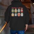 Inclusion Is My Jam Special Education Teacher Autism Men Zip Up Hoodie Back Print, funny gift